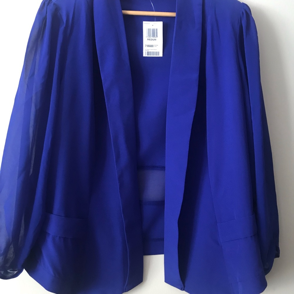 💙City chic blazer M (16-18)